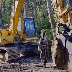 Zara knit poncho, wore only once